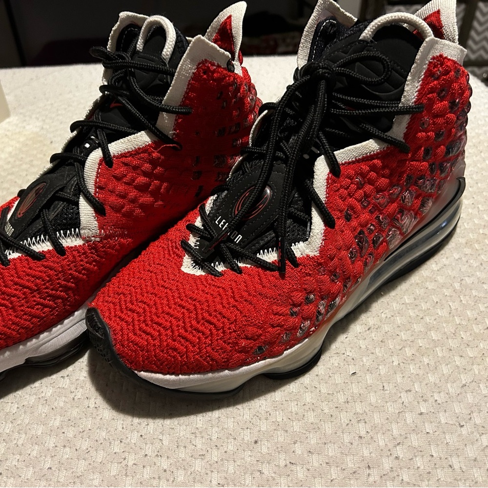Jordan Red and Black Women's Sneakers